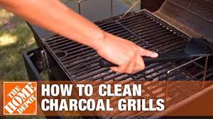how to clean a charcoal grill the