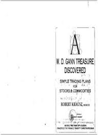W D Gann Treasure Discovered Simple Trading Plans For