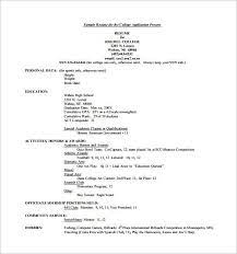 A college admissions resume should showcase an applicant's best attributes and accomplishments. Cv Templates University Application Free Cv Template For University Students