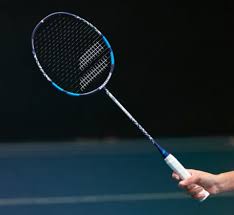 Most serves in badminton are more about pushing the shuttle gently rather than hitting it as hard as you can. Badminton Babolat