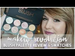 makeup revolution blush palette review