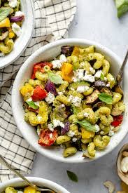 roasted vegetable pasta with cashew