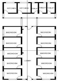 Floor Plan Of A Single Banked Compound