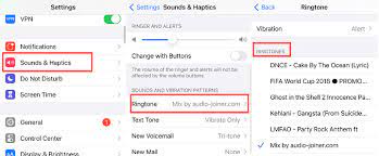 how to set ringtone in iphone without