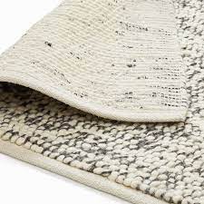 mini pebble wool jute rug west elm