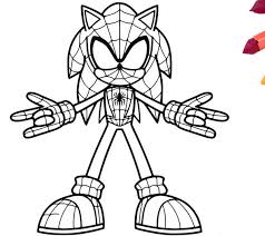 sonic the hedgehog 2 as spiderman