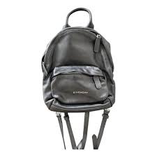leather backpack givenchy black in