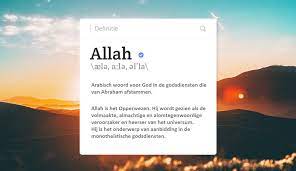 Waarom gebruiken moslims de naam Allah voor God? - Islam in het Nederlands