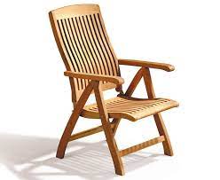 Bali Teak Outdoor Recliner Chair