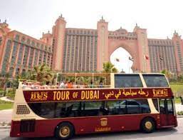 dubai open bus tour anium tourism