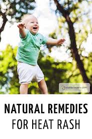 natural remes for heat rash in children