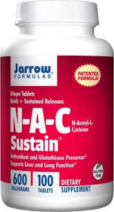 It may help with mood disorders, sleep, infections, and inflammation. Jarrow Formulas Nac Sustain 600 Mg 100 Tabs