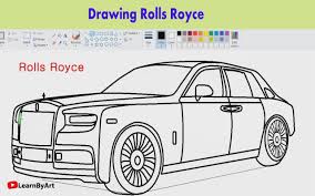 How to draw vintage cycle. Learnbyarts How To Draw Rolls Royce Learnbyart Facebook