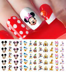 Mickey Mouse & Friends Waterslide Nail Art Decals - Salon Quality- Buy  Online in India at Desertcart - 132910763.