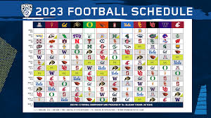 2023 pac 12 football schedule announced