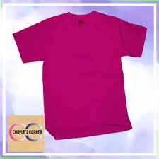 Yalex Plain Fuchsia Pink Shirt Xs 2xl Red Label