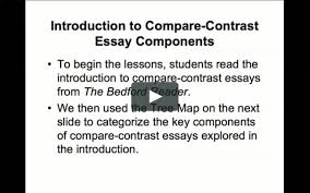 using thinking maps for a compare contrast essay unit on vimeo 