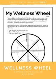 wellness wheel health lesson plans