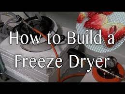 The frozen water will begin to sublimate and turn to gas as it warms, leaving your food dried as a result. How To Build A Freeze Dryer Youtube