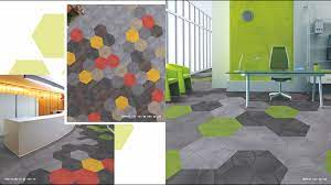 tex flor hexagon nylon carpet tiles at