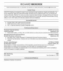 Financial advisors generally provide their clients with professional advices on how to manage their money. Best Personal Financial Advisor Resume Example Livecareer