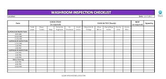 Cleaning Checklist Template Bathroom Free Toilet Excel Templates At