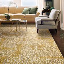 yellow modular carpet tile packaging