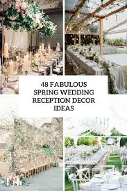 spring wedding reception decor ideas