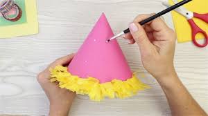 how to make a party hat with pictures