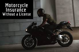Another possibility for getting car insurance without a driver's license is to get a parked car, or storage, policy. Motorcycle Insurance Without A License