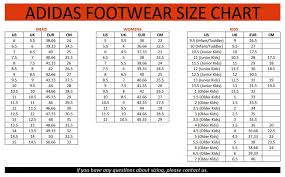 Adidas Shoe Conversion Online Charts Collection
