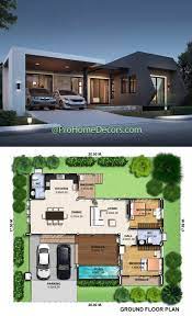 Modern One Story House Plot 20x17 Meter