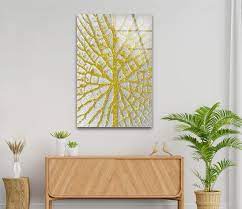 Gehard Glas Wall Art Real Gold Sparkle