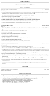 Security officers, also known by the name of security guards, carry the responsibility of monitoring and the following sample security officer resume can fit the following professional job titles: Facility Security Officer Resume Sample Mintresume