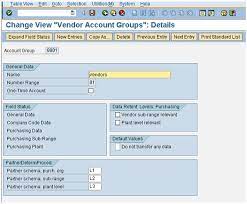 how to create a vendor master in sap