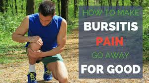 how to make bursitis pain go away for