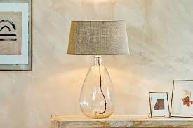 Baba Clear Glass Lamp Large Tall
