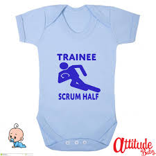 rugby baby grows trainee scrum half