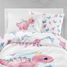 Dinosaur Twin Bedding Set Girl Twin