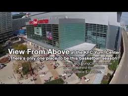 Aerial View At The Kfc Yum Center Youtube