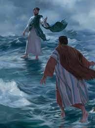 All of a sudden one the disciples said, what is that! the disciples watched as peter carefully got out of the boat and began to walk on water towards jesus. Jesus Walks On Water Children S Bible Lessons