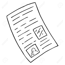 Document Form Sheet Of Paper With Text Icon Vector Illustration