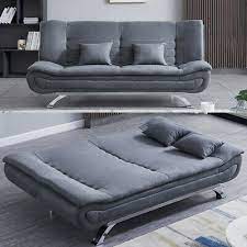 fabric leather sofa bed 3 seater couch