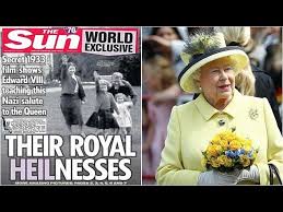 Film shows Queen Elizabeth II as a child giving Nazi salute - YouTube