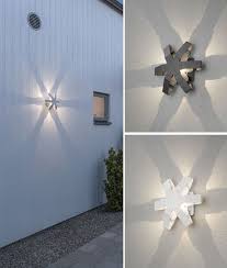 Led Star Light Effect Exterior Wall Light