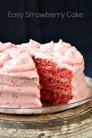 easy strawberry cake call me pmc