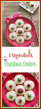 Easy christmas cookies with 3 ingredients. 3 Ingredient Christmas Cookies Pams Daily Dish