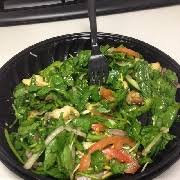 user added subway spinach salad with