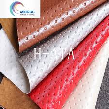 weave embossed pvc upholstery leather
