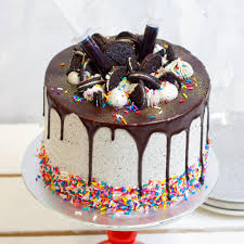 This dessert recipe reimagines birthday cake. Oreo Birthday Cake Flavourtown Bakery